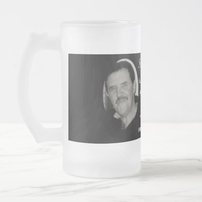 Caneca De Cerveja Vidro Jateado A nós era o memorial do mundo (Esquerda)