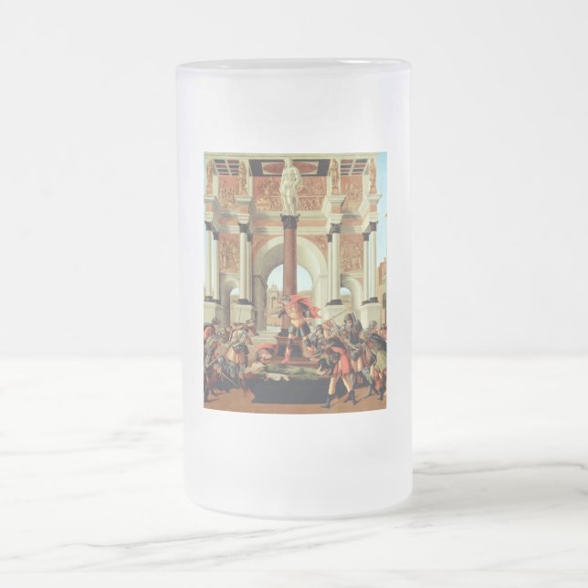 Caneca De Cerveja Vidro Jateado A tragédia de Lucretia (Centro)