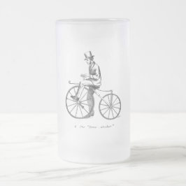 Caneca De Cerveja Vidro Jateado Abanador de osso de Steampunk do vintage