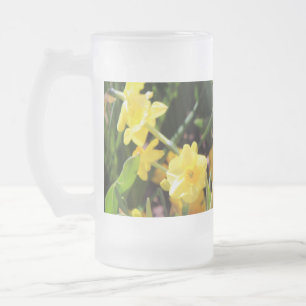 Caneca De Cerveja Vidro Jateado Abelha Caída em Voo