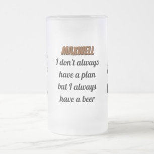 Caneca De Cerveja Vidro Jateado Abóbora-Fosco