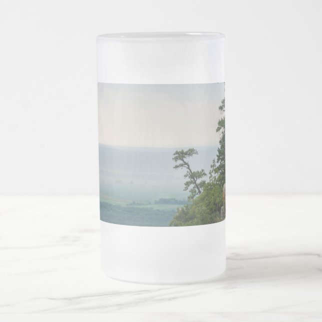 Caneca De Cerveja Vidro Jateado Abóbora No Petit Jean Fosco Glass Beer Mug (Centro)