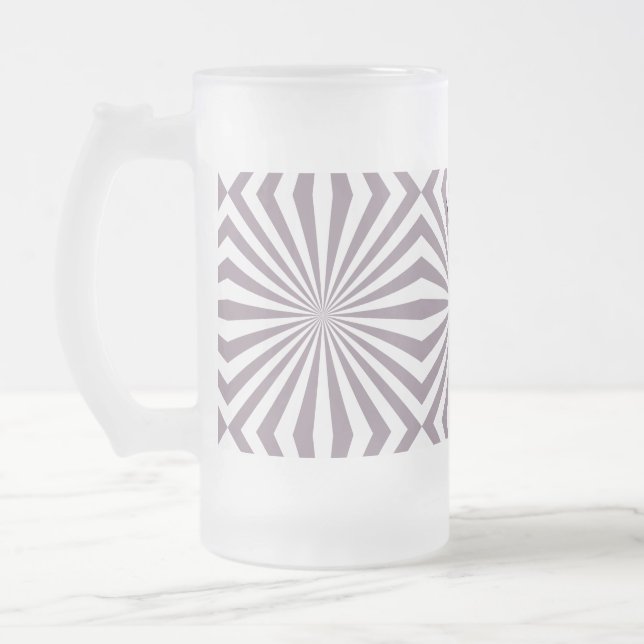 Caneca De Cerveja Vidro Jateado Abstrato Starburst Thunder_Cove (Esquerda)
