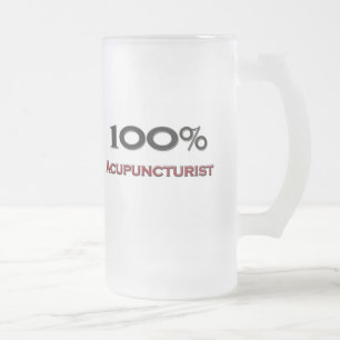 Caneca De Cerveja Vidro Jateado Acupuncturist de 100 por cento