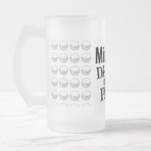 Caneca De Cerveja Vidro Jateado Adicione o nome Daddio do Entusiasta Patio Grill