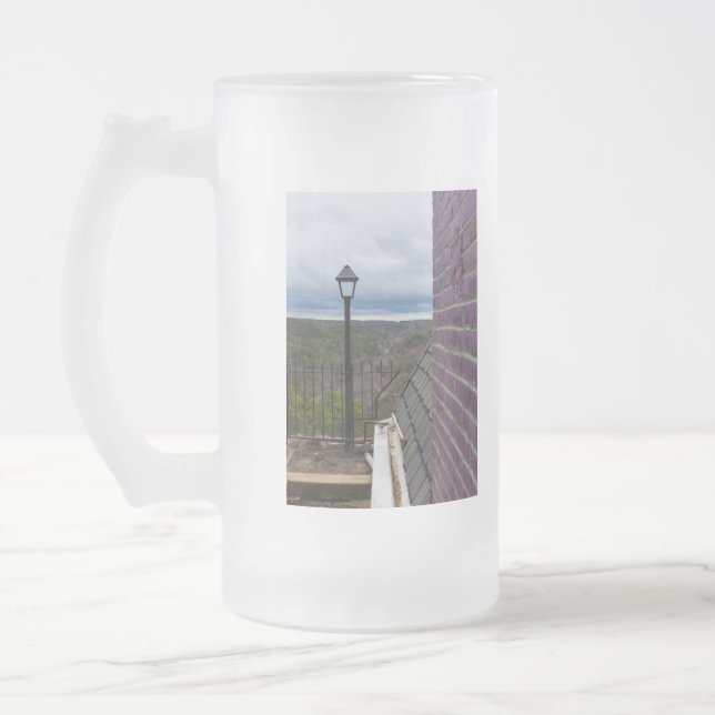 Caneca De Cerveja Vidro Jateado Além do Crescente (Esquerda)