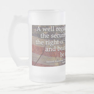 Caneca De Cerveja Vidro Jateado Alteração da constituição de Estados Unidos