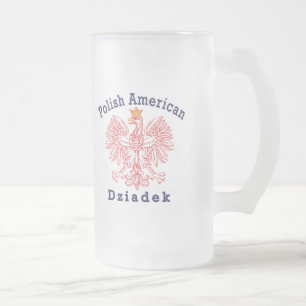 Caneca De Cerveja Vidro Jateado Americano polonês Dziadek