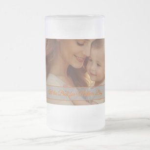 Caneca De Cerveja Vidro Jateado Amor dia de as mães - Um momento de pura alegria