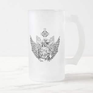 Caneca De Cerveja Vidro Jateado Amores de Jesus do raptor você