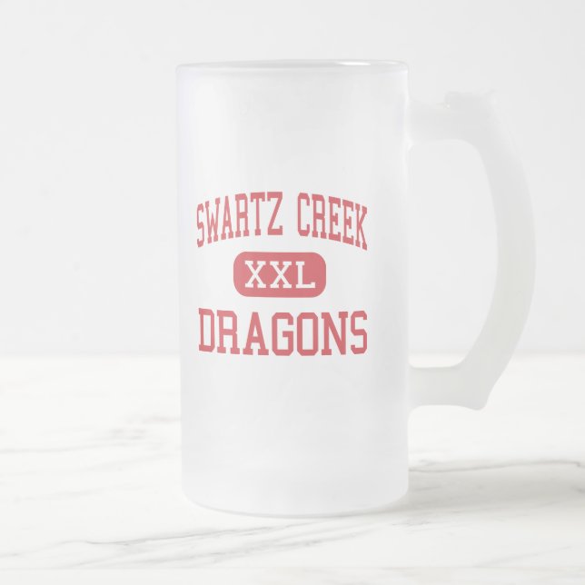 Caneca De Cerveja Vidro Jateado Angra de Swartz - dragões - alta - angra de Swartz (Direita)
