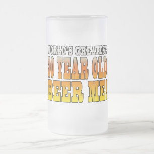 Caneca De Cerveja Vidro Jateado Aniversário de 30 anos engraçados: As grandes