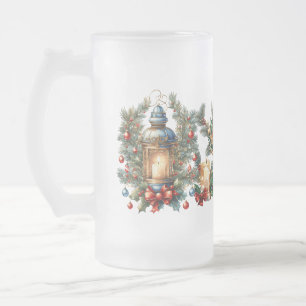 Caneca De Cerveja Vidro Jateado Ano Novo