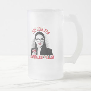 Caneca De Cerveja Vidro Jateado AOC Muito Legal para as Regras Capitalistas