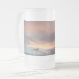 Caneca De Cerveja Vidro Jateado Após Fosco de tempestade, 16 oz - Fosco