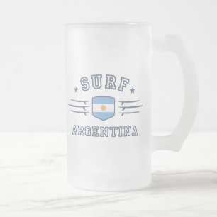 Caneca De Cerveja Vidro Jateado Argentina