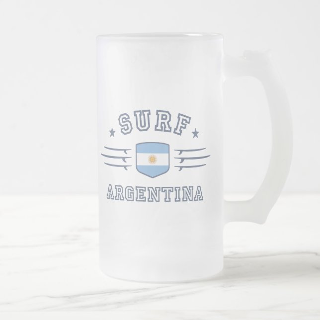Caneca De Cerveja Vidro Jateado Argentina (Direita)
