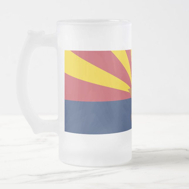 Caneca De Cerveja Vidro Jateado Arizona Vidro da Cerveja (Esquerda)
