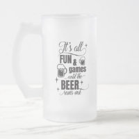 arte engraçada de palavra de bebendo de cerveja