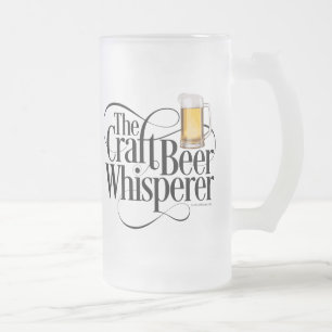Caneca De Cerveja Vidro Jateado Artesanato Cerveja Sussura Fosco Cama de Vidro
