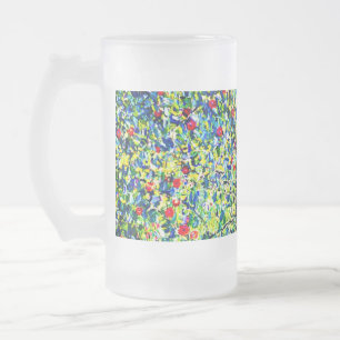 Caneca De Cerveja Vidro Jateado Árvore da Apple Gustav Klimt