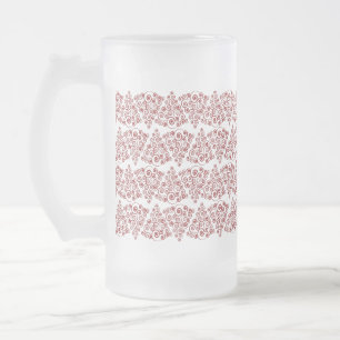 Caneca De Cerveja Vidro Jateado Árvore de Natal Curleque
