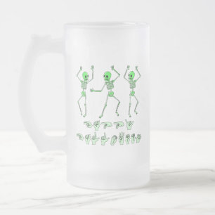 Caneca De Cerveja Vidro Jateado ASL Happy Halloween I - Bela Estação de Spooky