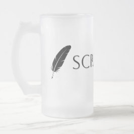 Caneca De Cerveja Vidro Jateado Autor Vibes Escritor Poeta Literatura