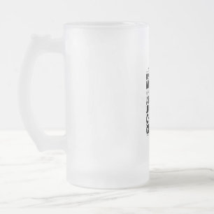 Caneca De Cerveja Vidro Jateado Aviso do Proprietário do Cachorro