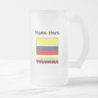 Bandeira Colombiana Colombiana Personalização Pret