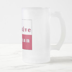 Caneca De Cerveja Vidro Jateado Bandeira solitária da estrela do Texan nativo