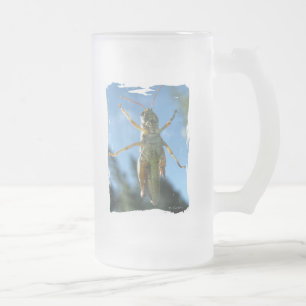 Caneca De Cerveja Vidro Jateado Barriga até o bar