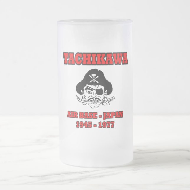 Caneca De Cerveja Vidro Jateado base aérea de tachikawa (Centro)