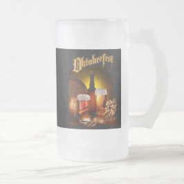 Caneca De Cerveja Vidro Jateado Bebendo de cerveja Vintage Oktoberfest