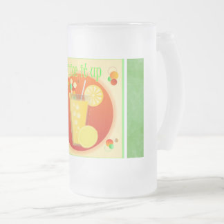 Caneca De Cerveja Vidro Jateado Bebida de suco a frio Fosco