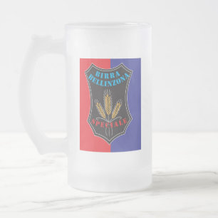 Caneca De Cerveja Vidro Jateado Beer Brewerie Mug