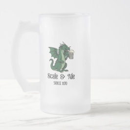 Caneca De Cerveja Vidro Jateado Beer Drinking Dragon
