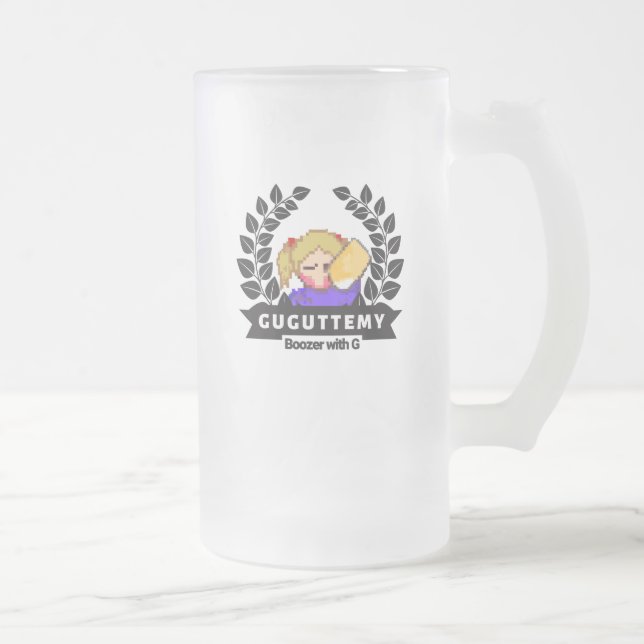 Caneca De Cerveja Vidro Jateado Beerjug withG (Direita)
