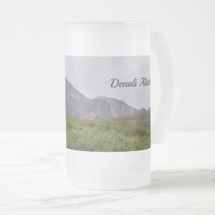 Caneca De Cerveja Vidro Jateado Beleza Enroscada Na Caneca De Vidro Denali Fosco