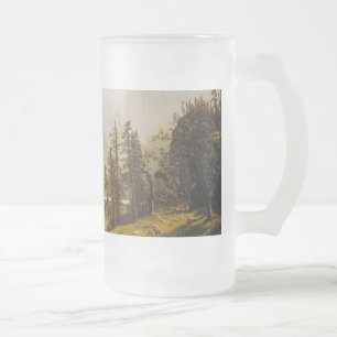 Caneca De Cerveja Vidro Jateado Bierstadt Albert Rio Merced Vale do Yosemite