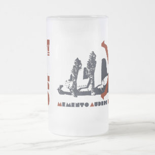 CANECA DE CERVEJA VIDRO JATEADO BIRRA DECIMA MAS