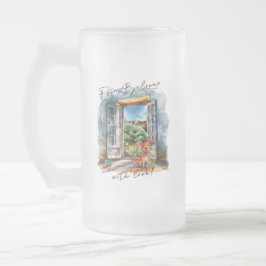 Caneca De Cerveja Vidro Jateado Bjelovar