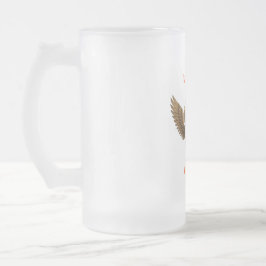 Caneca De Cerveja Vidro Jateado Bloqueio após a vida