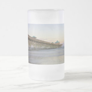 Caneca De Cerveja Vidro Jateado Boa Noite De Paz Na Bela De Vidro De Fosco De Prai