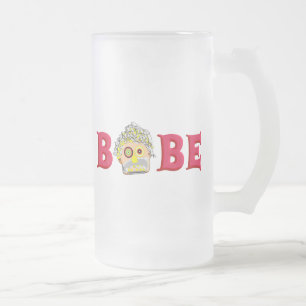 Caneca De Cerveja Vidro Jateado Bobe