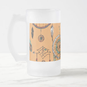 Caneca De Cerveja Vidro Jateado Boho Dreamer Design