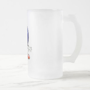 Caneca De Cerveja Vidro Jateado Boliche
