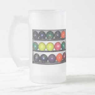 Caneca De Cerveja Vidro Jateado Boliche Copo De Vidro De Fosco