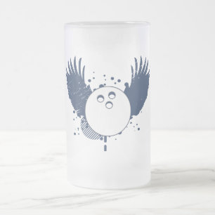 Caneca De Cerveja Vidro Jateado boliche: hi-fi