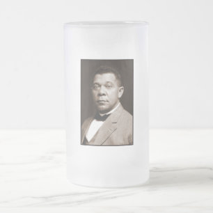 Caneca De Cerveja Vidro Jateado Booker T Washington, Direitos Civis Africanos Amer